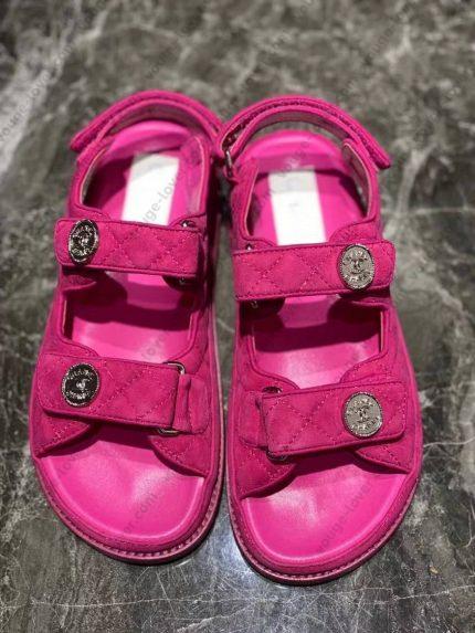 DAD SANDALS из замши CHANEL